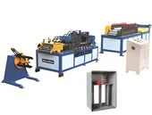 HVAC Damper(Smoke Vent) Frame Roll Forming Machine